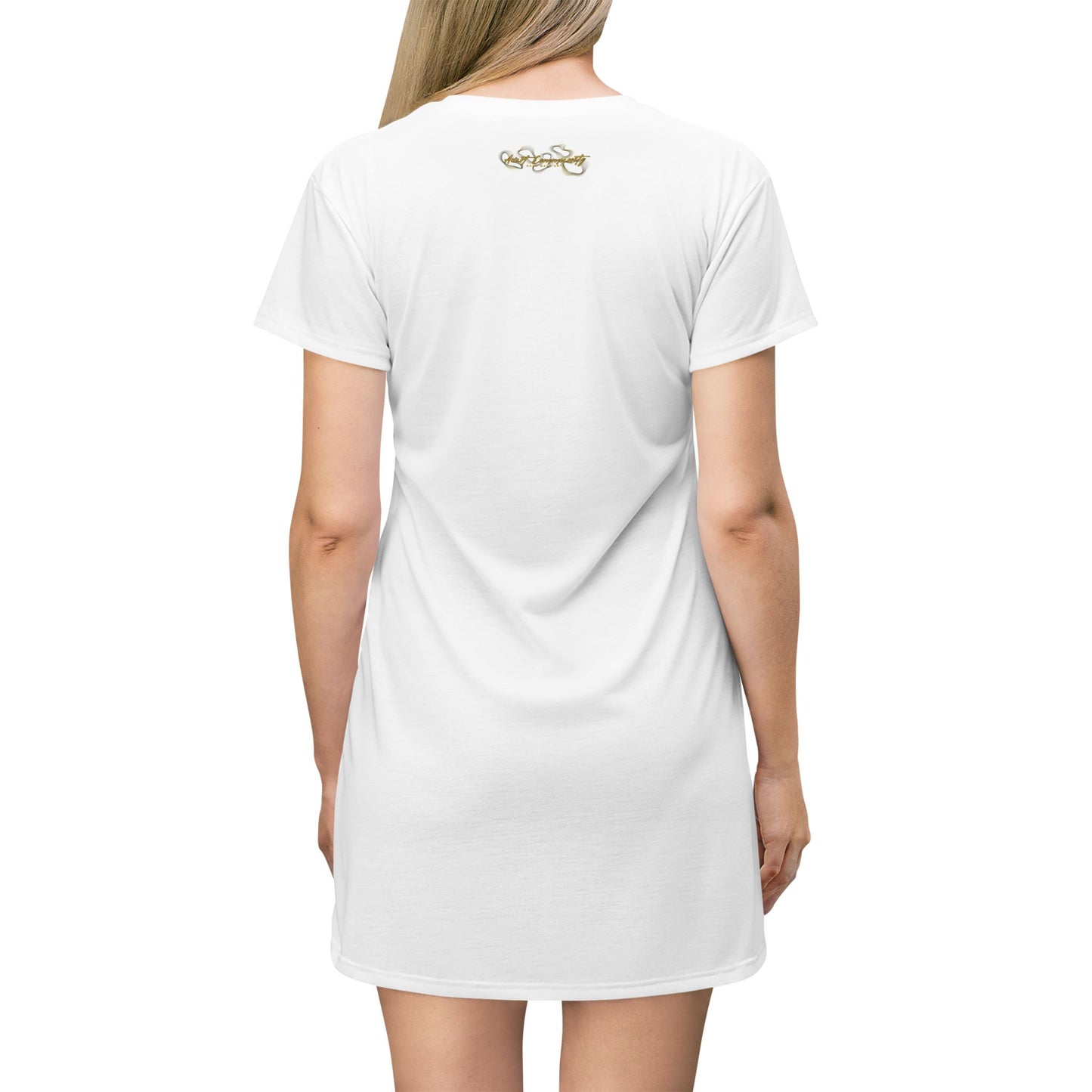 The collage/ By A Valadez/ T-Shirt Dress (AOP)