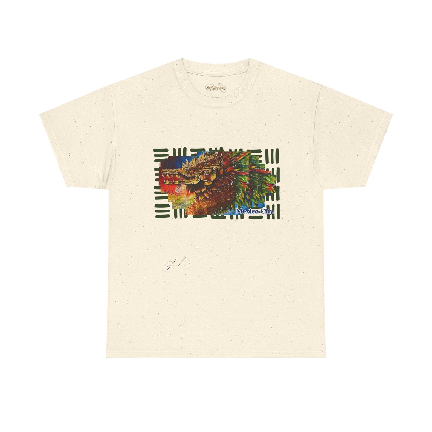Quetzalcoatl by A Valadez / Unisex Heavy Cotton Tee