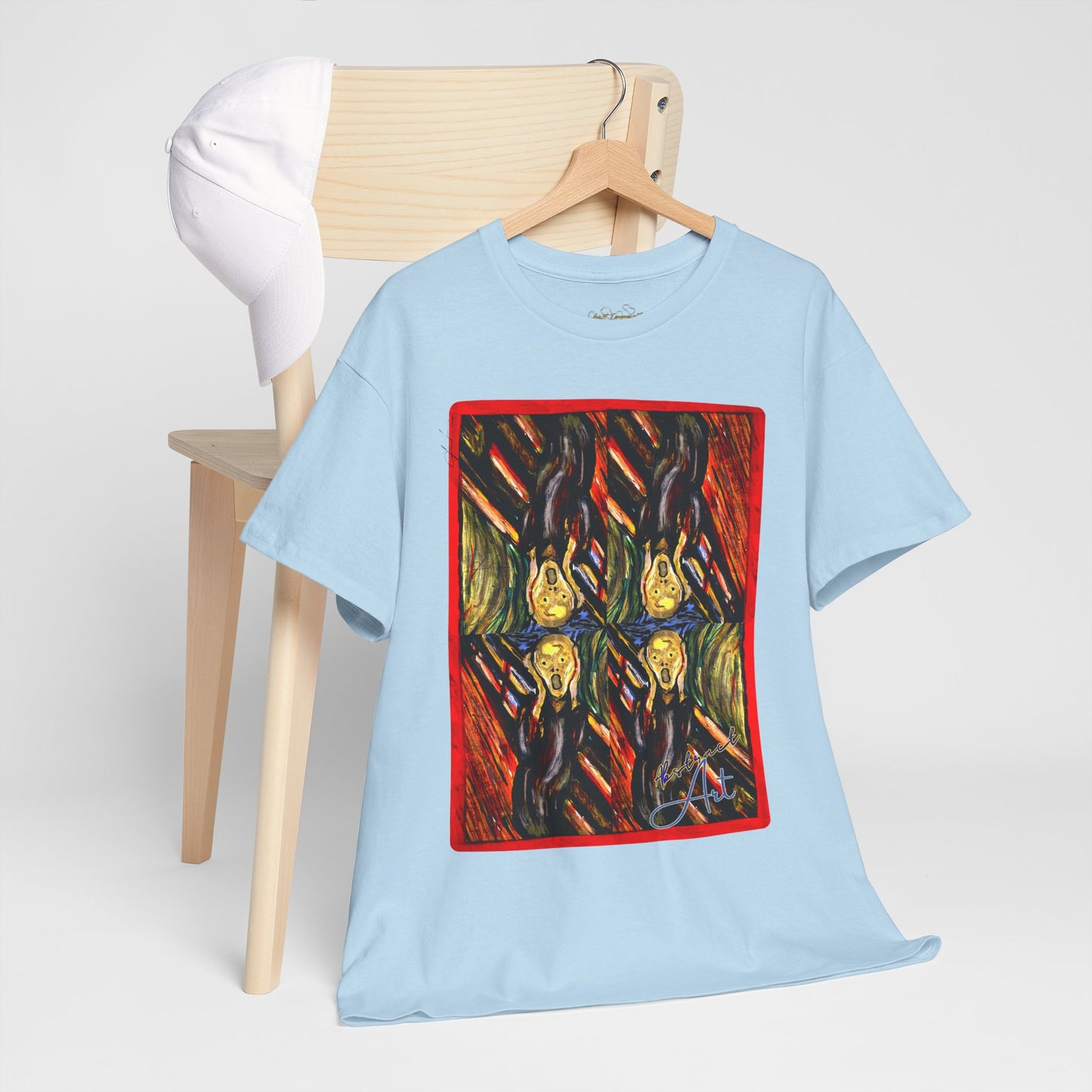Abstract Screming / By A Valadez / Unisex Heavy Cotton Tee