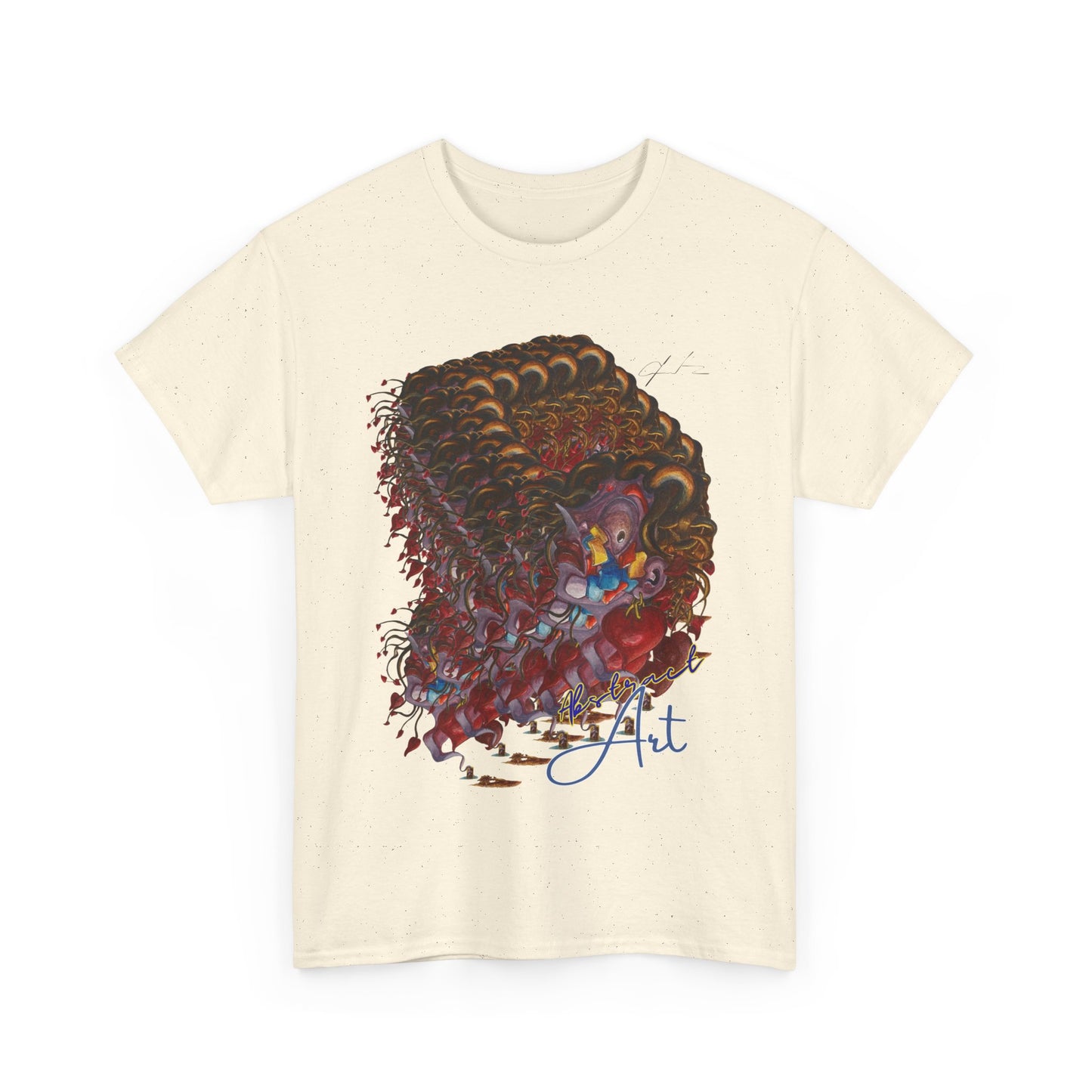 Queen of hearts/ By A Valadez/ Unisex Heavy Cotton Tee