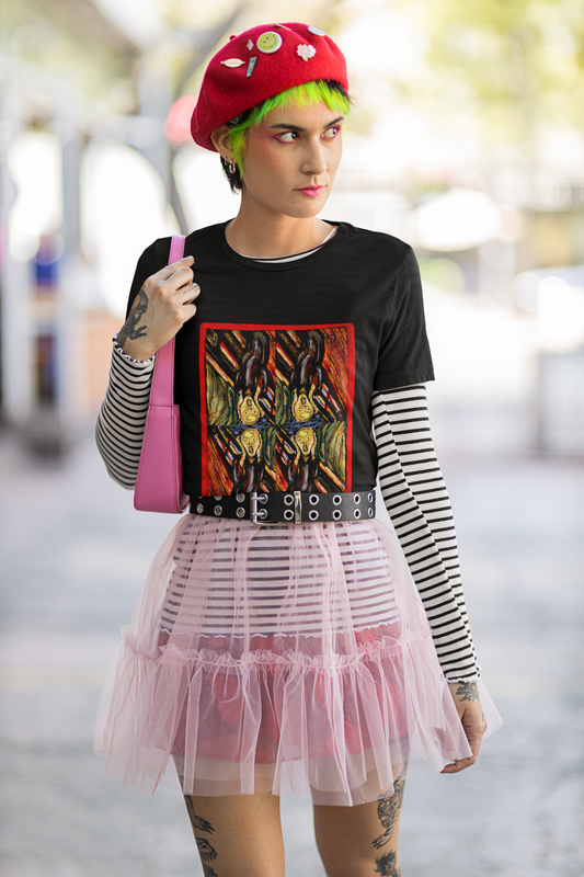 Abstract Screming / By A Valadez / Unisex Heavy Cotton Tee