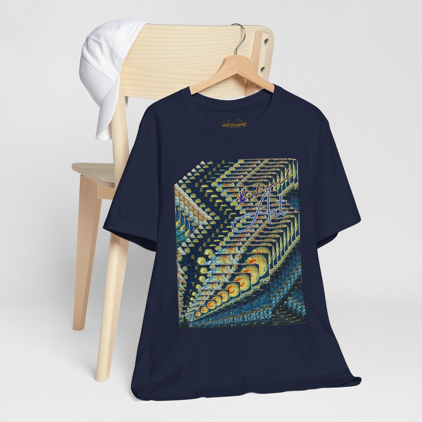 Abstract Starry Night / By A Valadez / Unisex Jersey Short Sleeve Tee