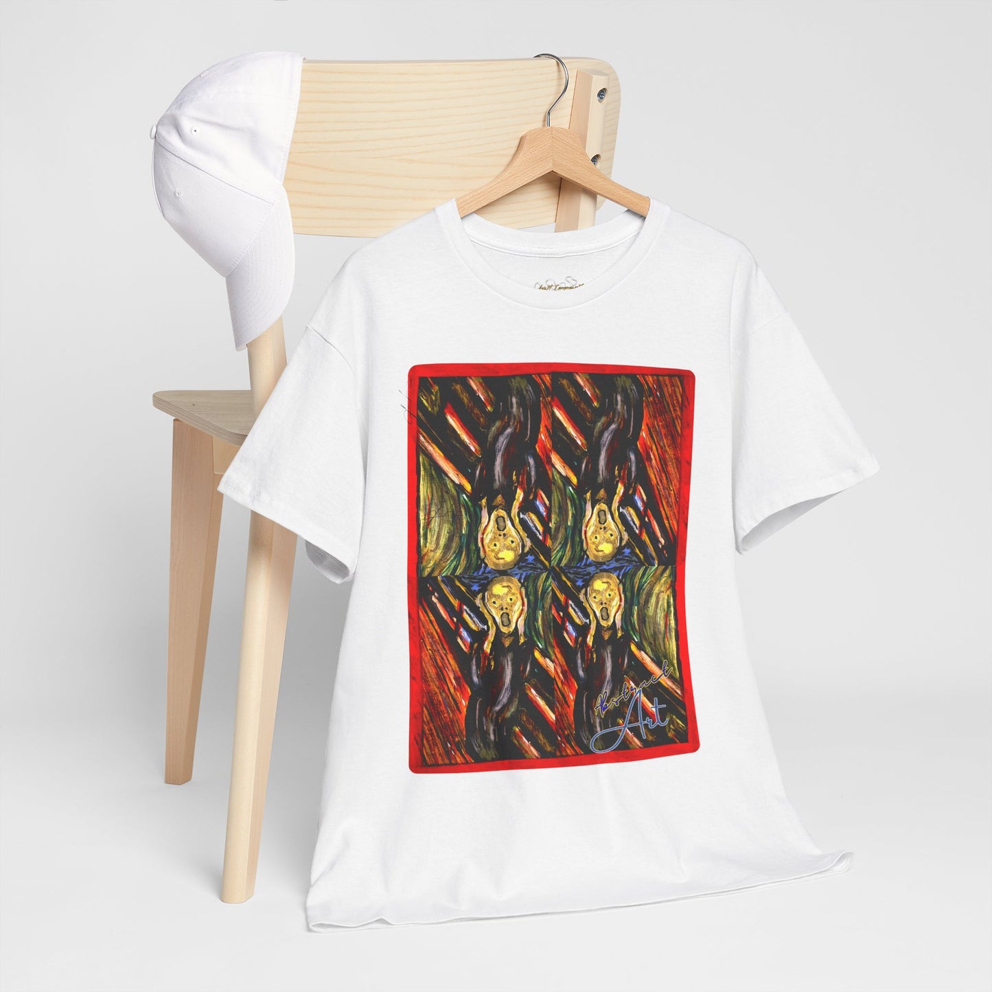 Abstract Screming / By A Valadez / Unisex Heavy Cotton Tee