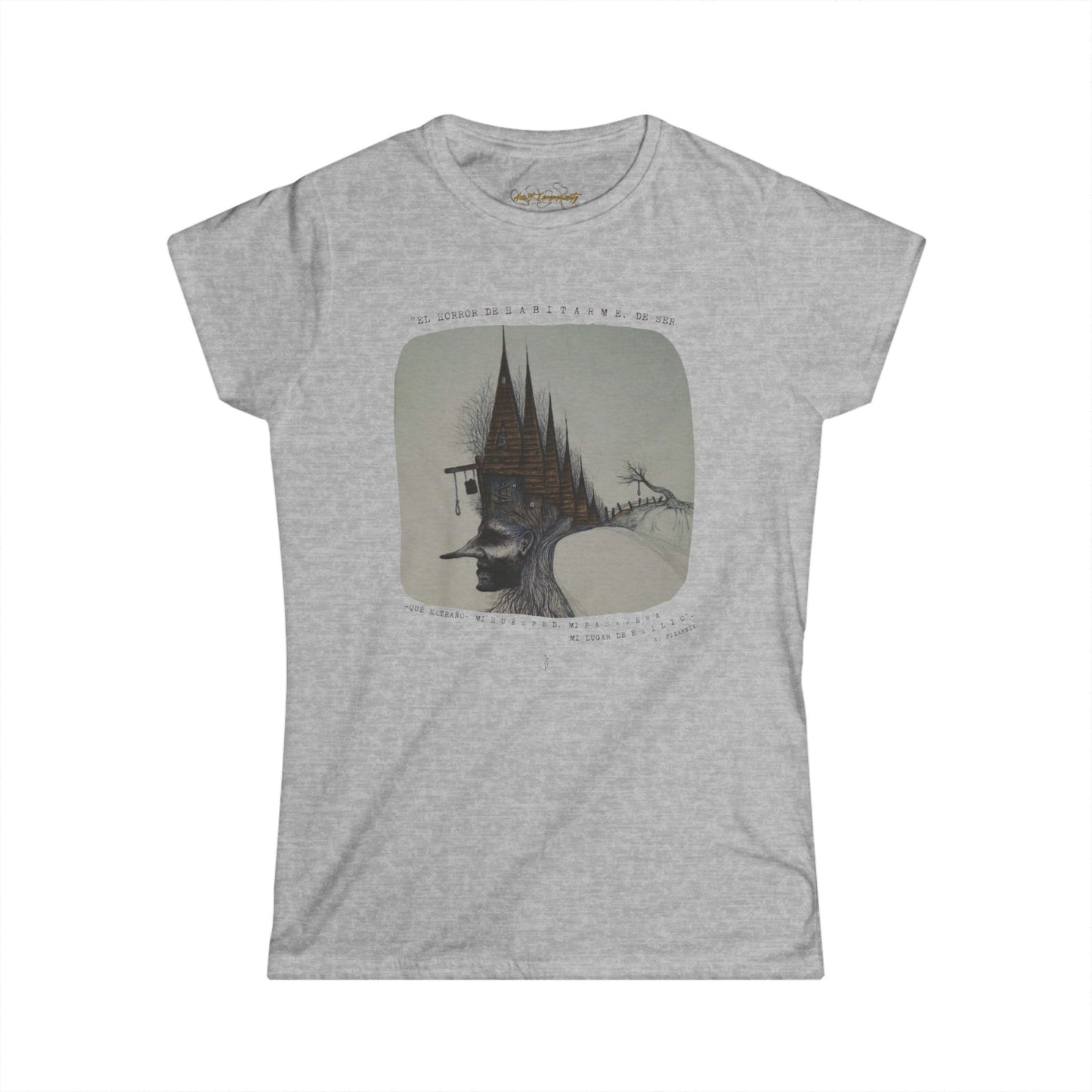 The wizard/ By Jav Corven/ Women's Softstyle Tee