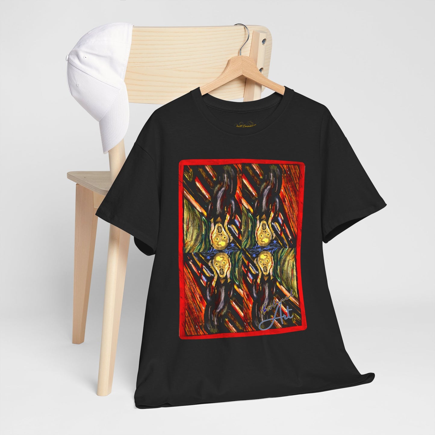 Abstract Screming / By A Valadez / Unisex Heavy Cotton Tee