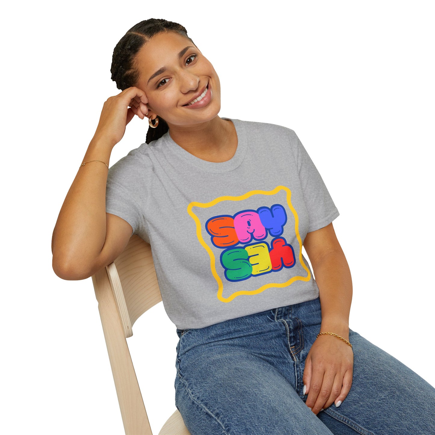 Say Yes / by  A Valadez / Unisex Softstyle T-Shirt