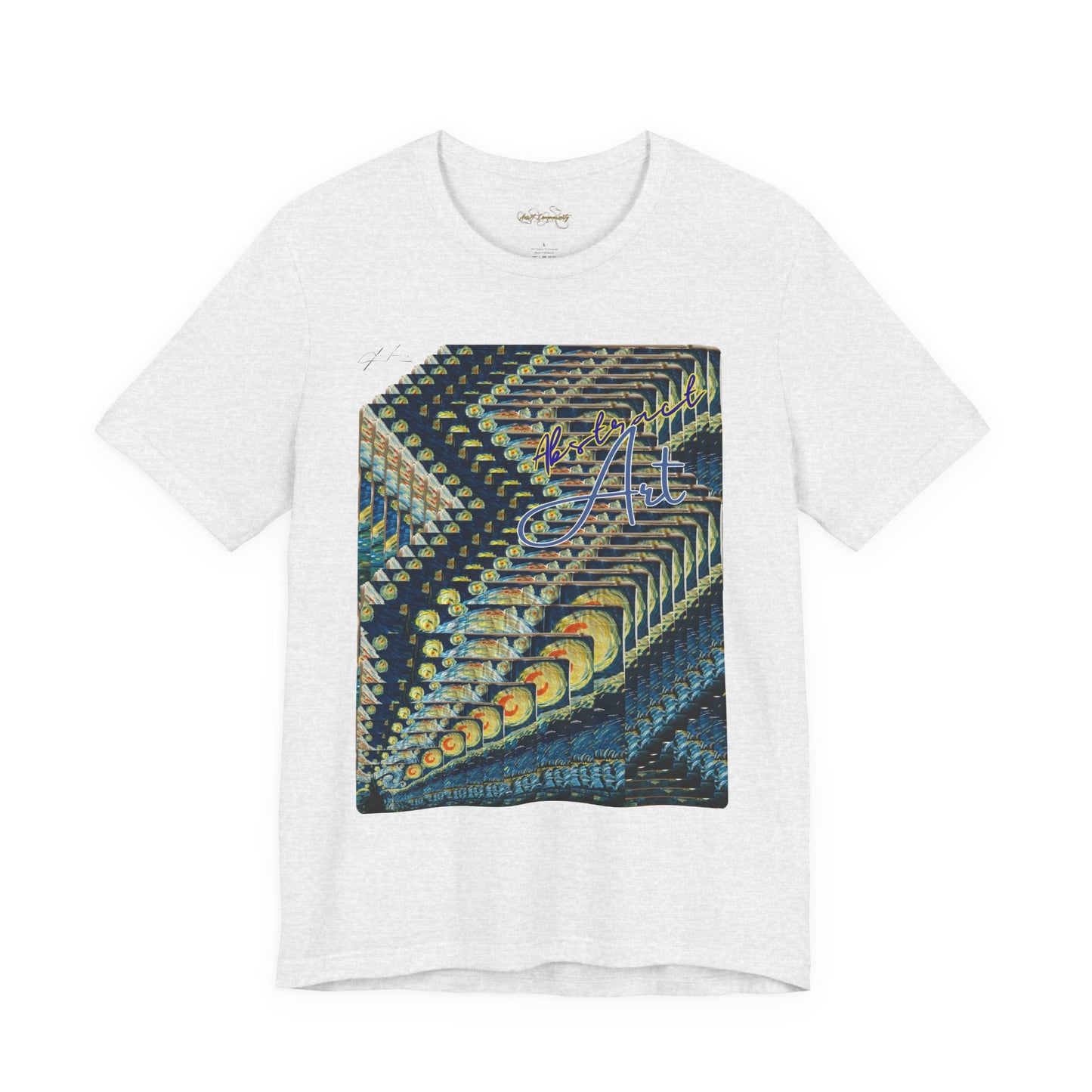 Abstract Starry Night / By A Valadez / Unisex Jersey Short Sleeve Tee