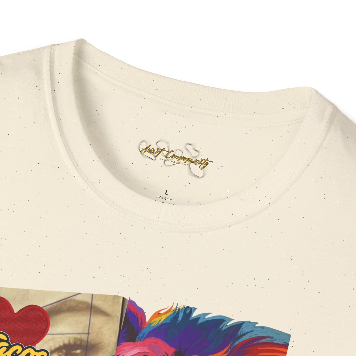 Abstract collage/ By A Valadez/ Unisex Softstyle T-Shirt