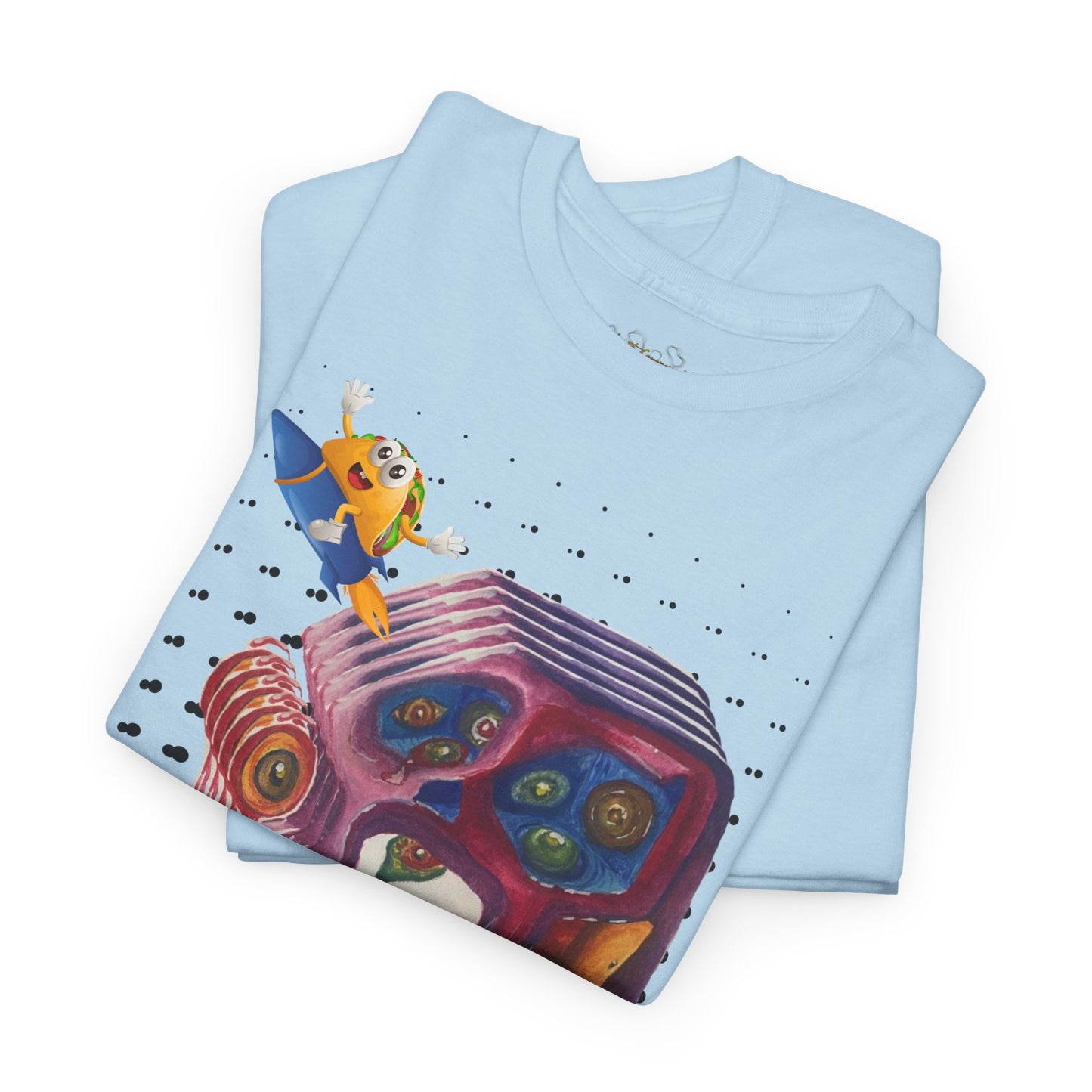 Surprised abstract/ By A Valadez/ Unisex Heavy Cotton Tee