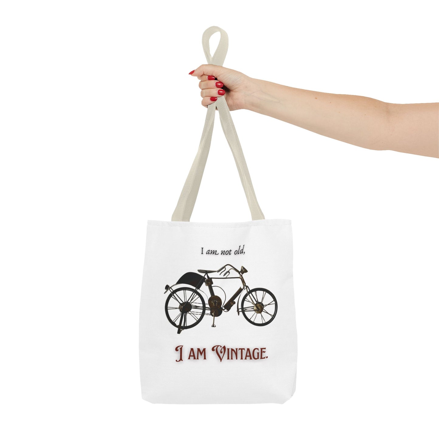 I am vintage / by A Valadez / Tote Bag (AOP)