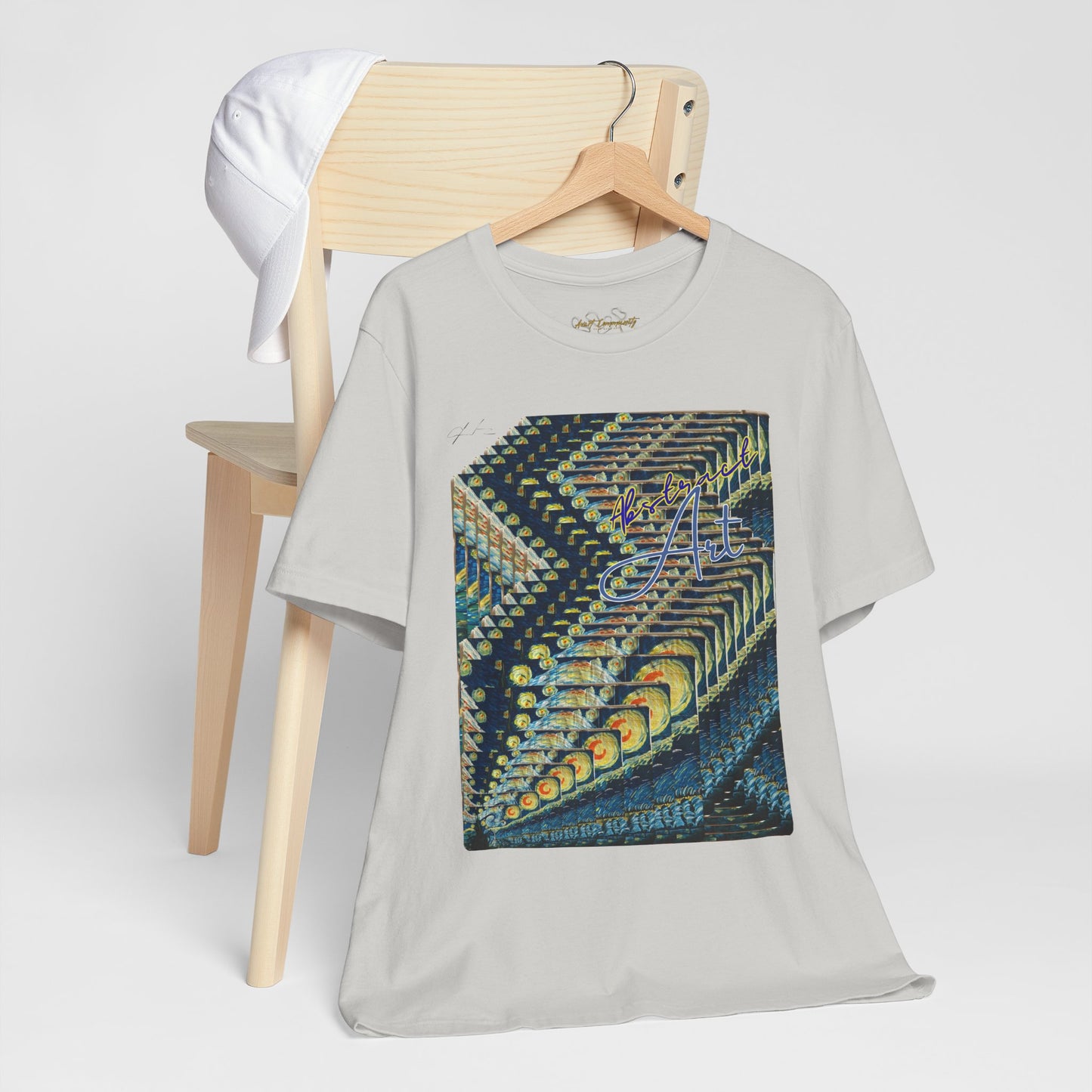 Abstract Starry Night / By A Valadez / Unisex Jersey Short Sleeve Tee