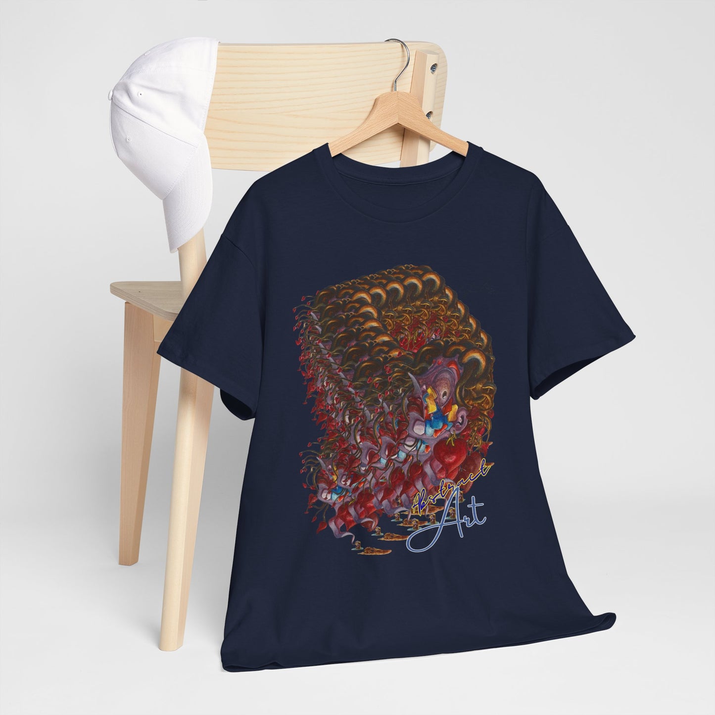 Queen of hearts/ By A Valadez/ Unisex Heavy Cotton Tee