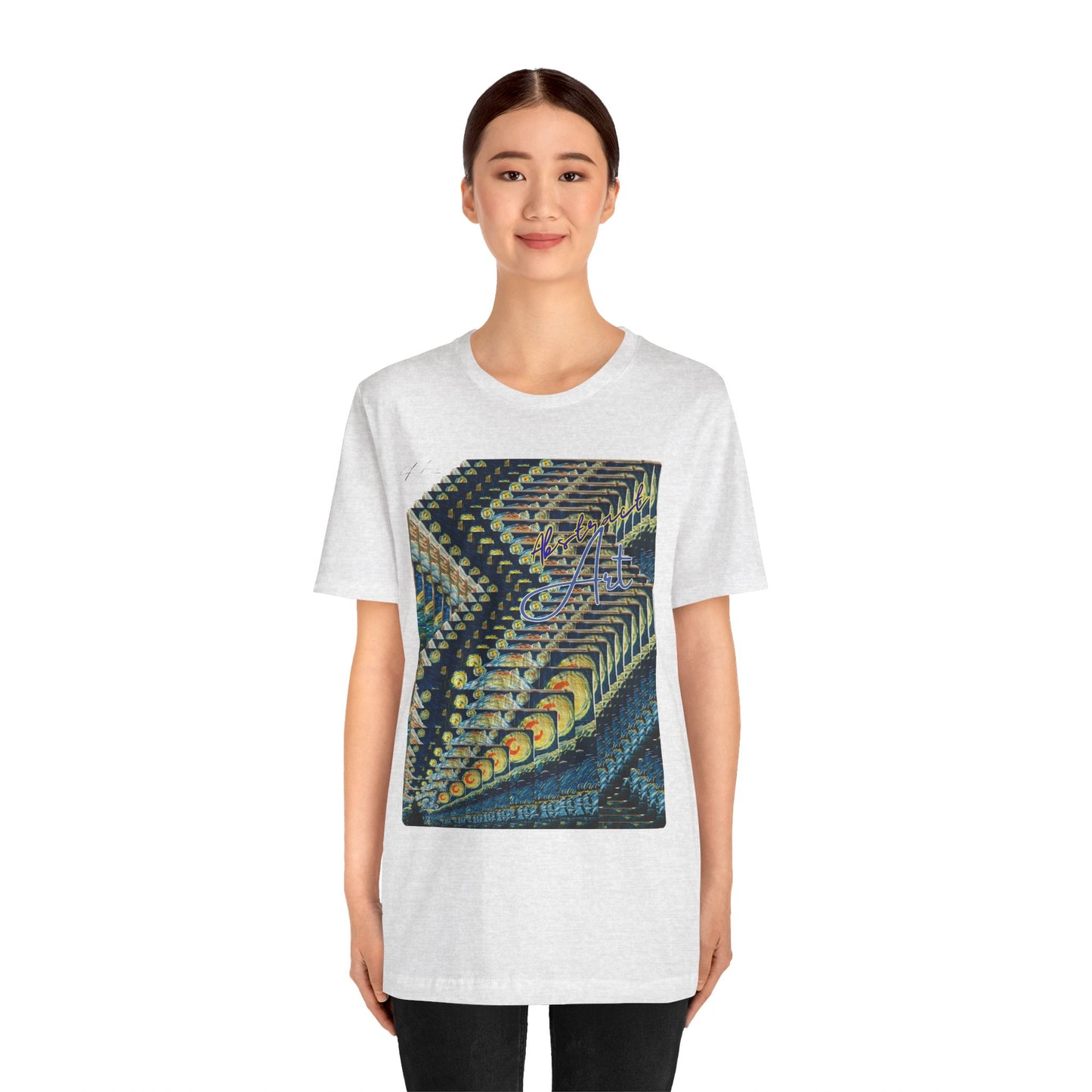 Abstract Starry Night / By A Valadez / Unisex Jersey Short Sleeve Tee